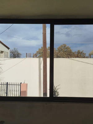 Aluminum windows like new with double glazing and screens, set of 2