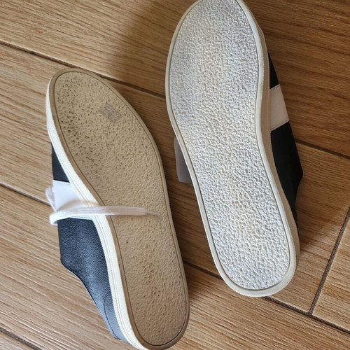 Calvin Klein leather unisex sneakers new, black and white