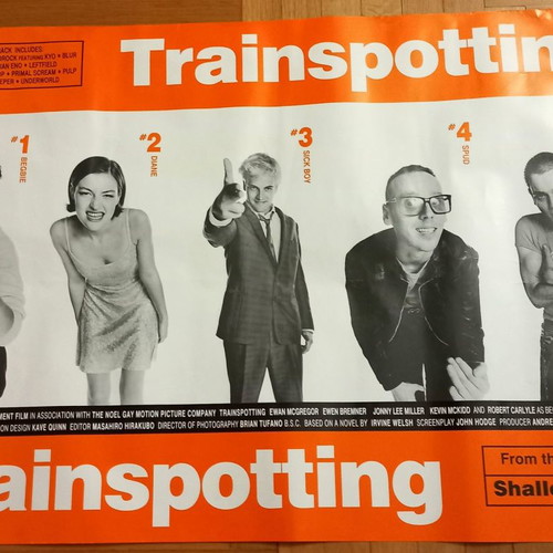 Trainspotting original movie poster used 70x100 cm