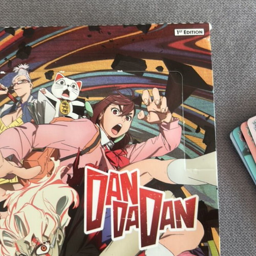 Weiss Schwarz DanDaDan 1st Edition box with hits and bulk like new