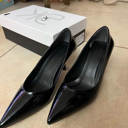 Gianna Kazakou Black Pumps New Size 39, 5 cm Heel