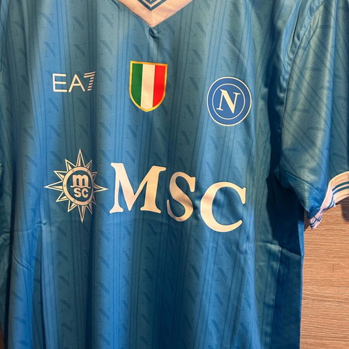 Napoli football jersey official replica, new, size M
