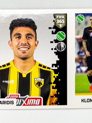 Panini FIFA 365 Victor Klonaridis Sticker mint condition