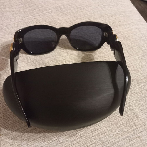 Versace sunglasses like new, vintage with gold decor