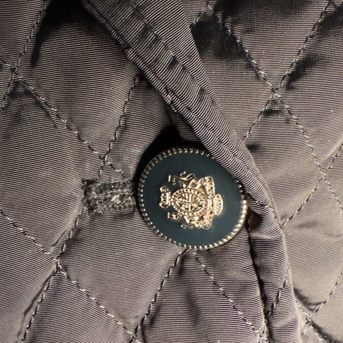 Massimo Dutti quilted jacket used, size M, black