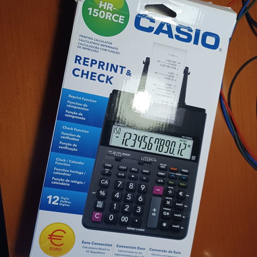 Casio HR-150RCE calculator new