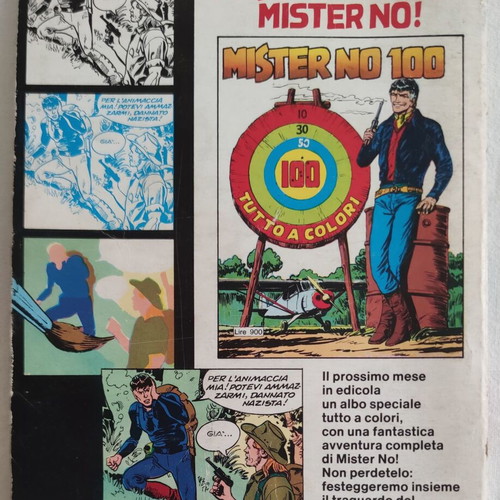 Mister No #99 L'uomo che sapeva troppo comic book used, Italian edition 1983