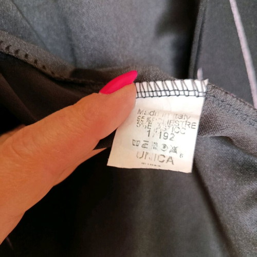 Black and white jacket used, Made in Italy, One Size