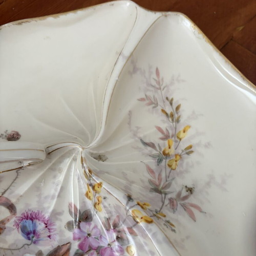 Πιατέλα Limoges Art Nouveau 1900-1920 σαν καινούργια, χειροποίητη ζωγραφική
