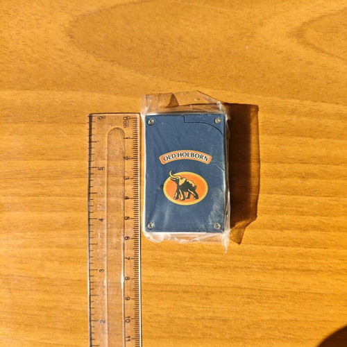 Old Holborn lighter used, promotional, collectible, gas refill needed