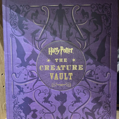 Harry Potter The Creature Vault hardcover book like new, deluxe edition