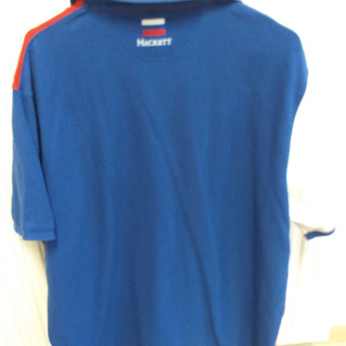 Hackett blouse like new, blue and red, XXL