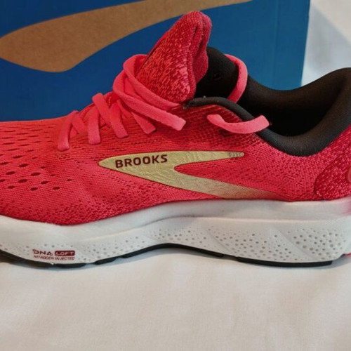 Brooks Ghost 16 women's running shoes new, size 38, white and pink