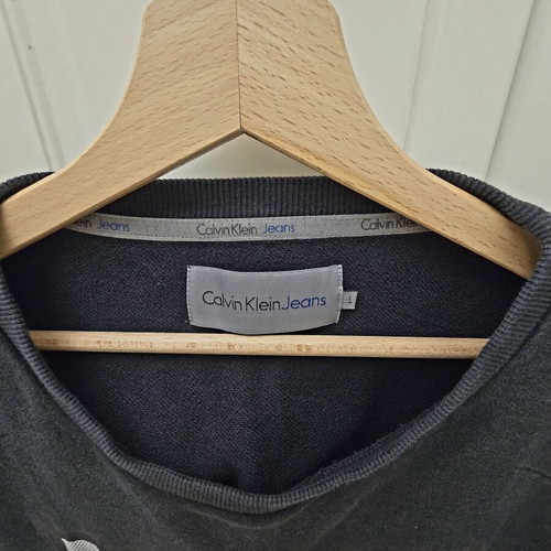 Calvin Klein sweatshirt size L used, black