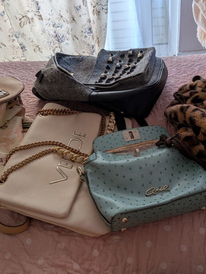 Bundle of 5 branded women's bags like new including Fullah Sugah