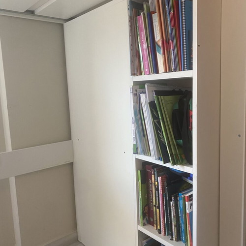 IKEA SMASTAD Loft Bed 90x200 with Desk, Bookshelf and Mattress like new