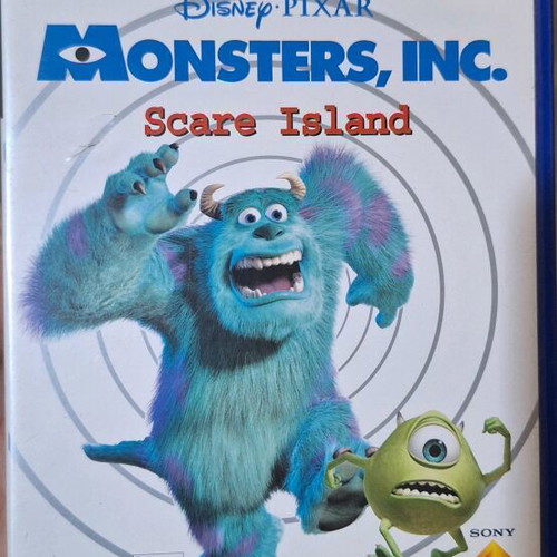 Monsters Inc Scare Island game for PlayStation 2 like new