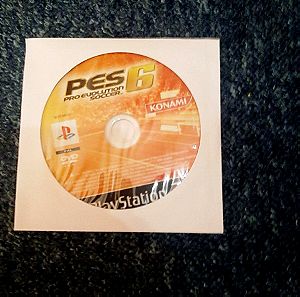 Sony playstation 2 ( ps2 ) PES 6 Pro evolution soccer 6 ( Σκετο cd ) used game