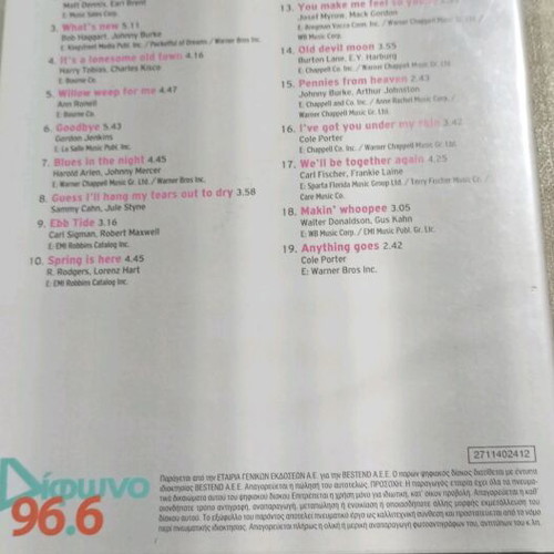 Frank Sinatra 3CD like new, 66 greatest hits