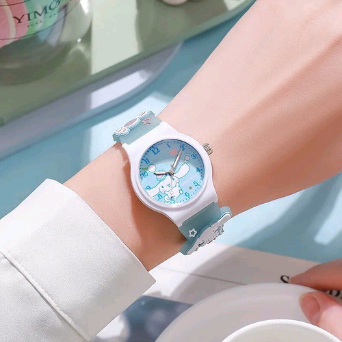 Cinnamoroll kids watch blue new with 3D silicone design