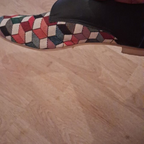 Oxford shoes used, size 40, multicolor
