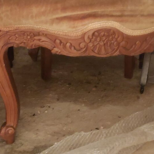 Carved chair, handmade, set of 2