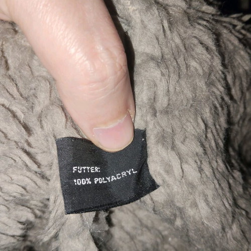 Khaki jacket XL with removable fur used