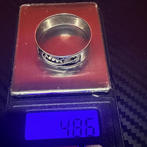Nike silver 925 ring used, 4.86 grams