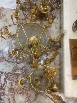 Ceiling lights over 60 years old like new