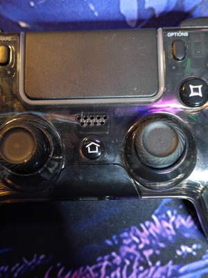 Χειριστήριο για PS4 και PC μεταχειρισμένο με δυνατότητα αλλαγής χρώματος LED