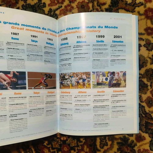 Official IAAF Paris 2003 Guide like new, collectible
