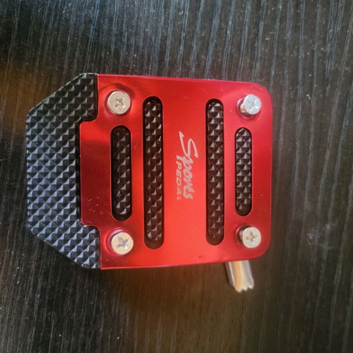 Sport car pedals red like new