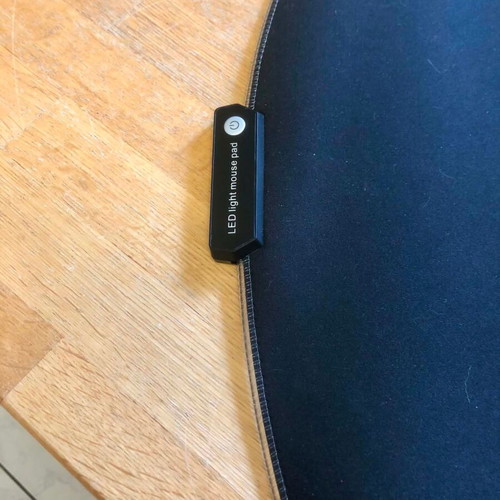 Round RGB Chair Mat new, black, 1000mm diameter