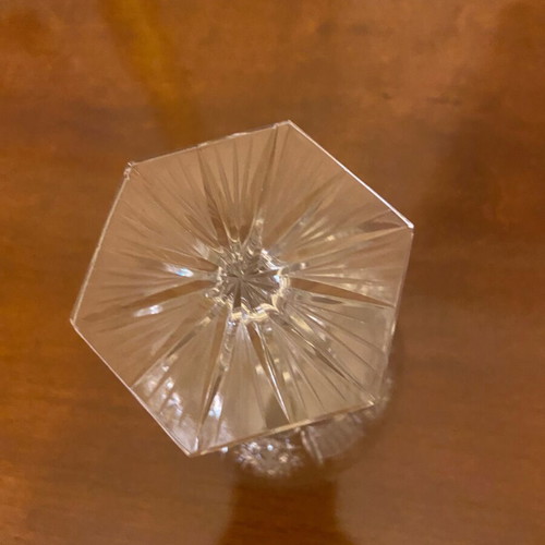 Vintage crystal champagne glasses pack of 12 like new, handmade