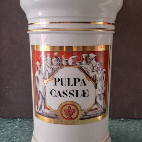 Vintage pharmaceutical apothecary jars set of two, like new