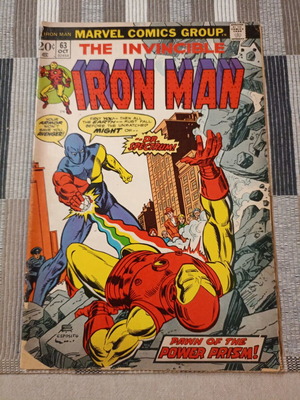Iron Man #63 Marvel κόμικ μεταχειρισμένο, έκδοση 1973