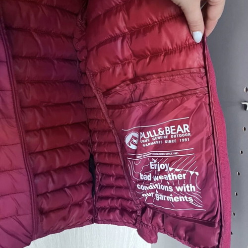 Spring jacket Pull & Bear burgundy new, size M