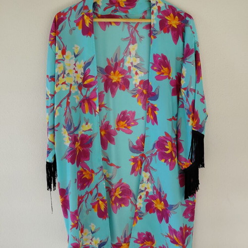 Kimono like new, colorful, size M