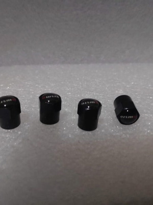 Nismo Aluminum Tire Valve Caps set of 4, like new, black