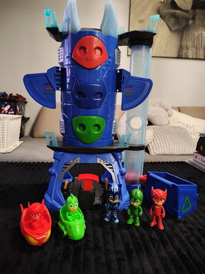 PJ Masks Headquarters with figures used