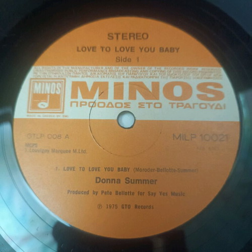 Donna Summer vinyl used