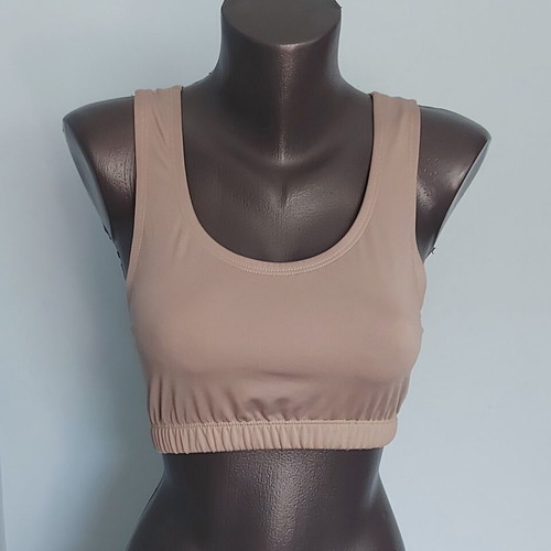 Heart & CORE LLC Fitness Top Bra like new, beige nude