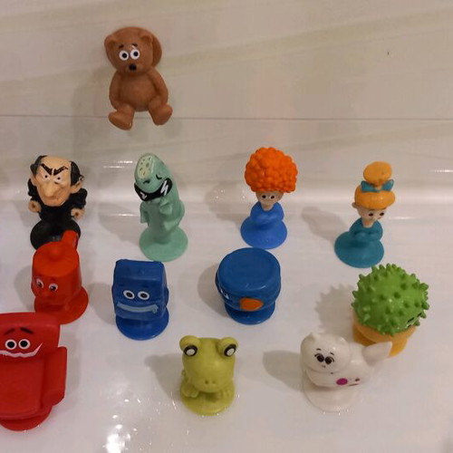 Lidl Stikeez suction miniatures like new, 14 pieces
