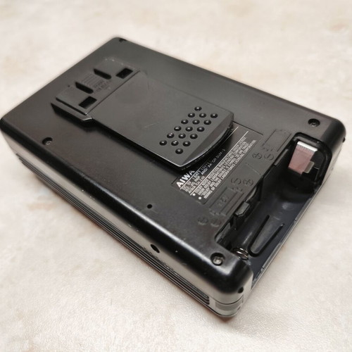 AIWA HS-T11 Walkman Super Bass cassette player used, vintage Japan