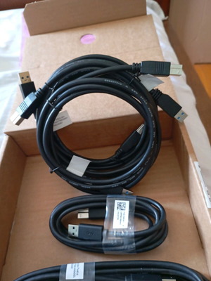 USB 3.0 кабел A/B нов, комплект от 6 броя