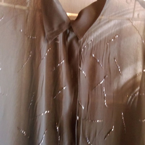 Women's black shirt XL like new with sequins