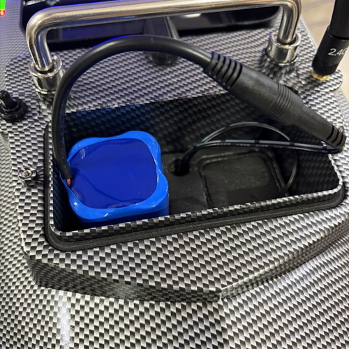Bait Boat with GPS, 500m Range, 12000mAh Battery, LCD Remote