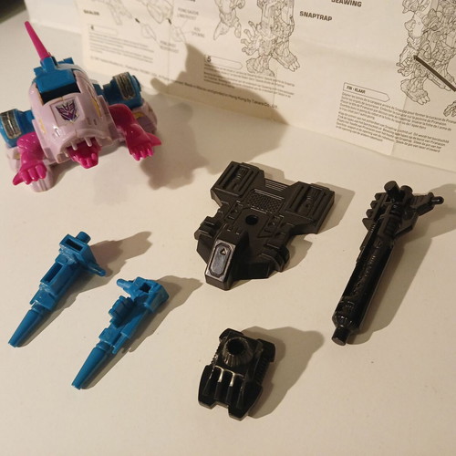 Transformers G1 Seacons Skalor used, complete set