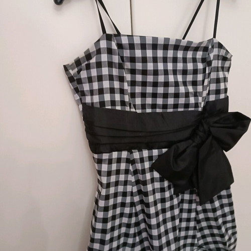 Evening dress with petticoat like new, size M