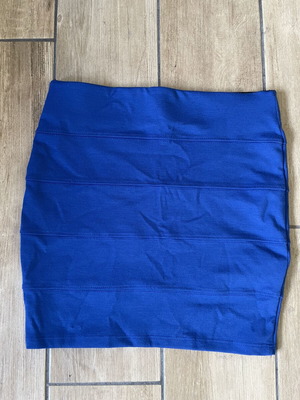 Mini blue skirt like new, size S